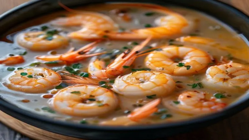 Phân tích y khoa hình ảnh Canh Tôm Nấu Mẻ Ngon Chuẩn Vị Gia Đình