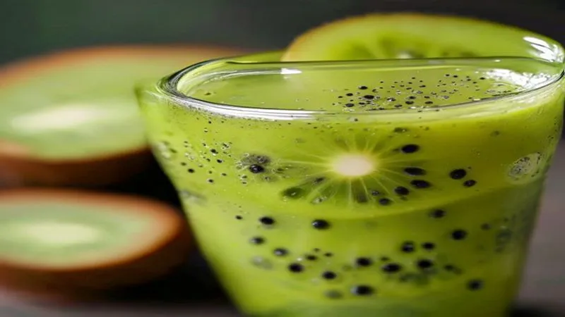 Phân tích y khoa hình ảnh Nước Ép Kiwi Dưa Chuột: Công Thức Làm Đẹp Da