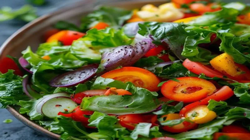 Phân tích y khoa hình ảnh Salad Rau Củ: Công Thức Giảm Cân Ngon Tuyệt