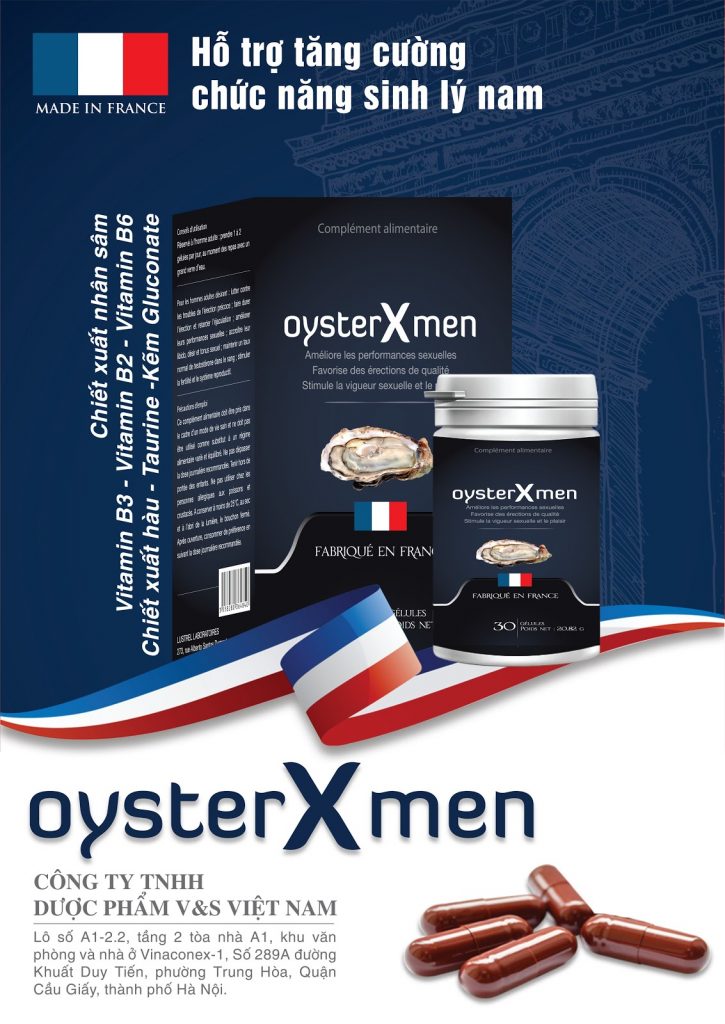 OYSTER XMEN đẩy lùi tình trạng yếu sinh lý ở nam giới