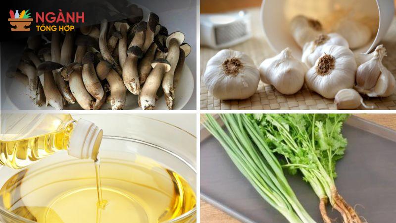 Công Thức Nấm Mối Xào Tỏi 
